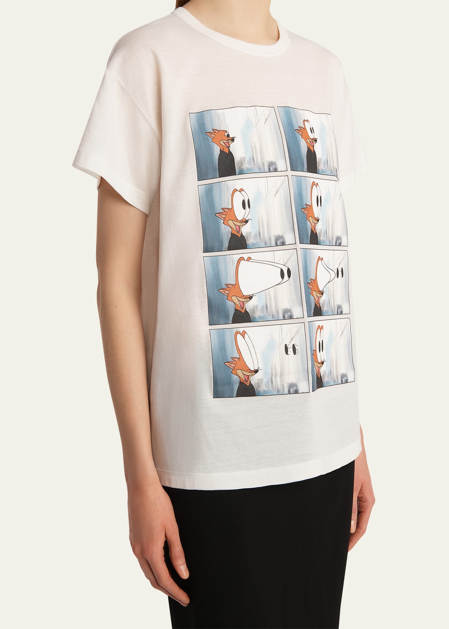 Maeve Graphic Short-Sleeve Top - 4