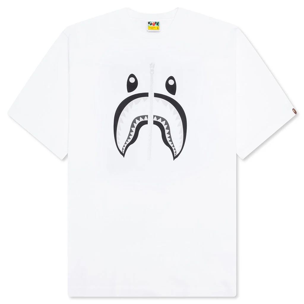 SHARK TEE #1 - WHITE - 1