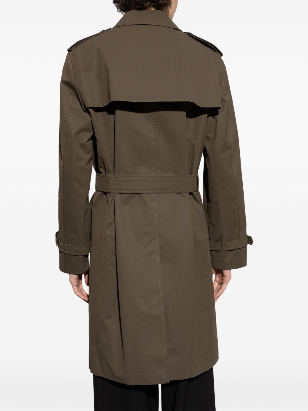 cotton trench coat - 4