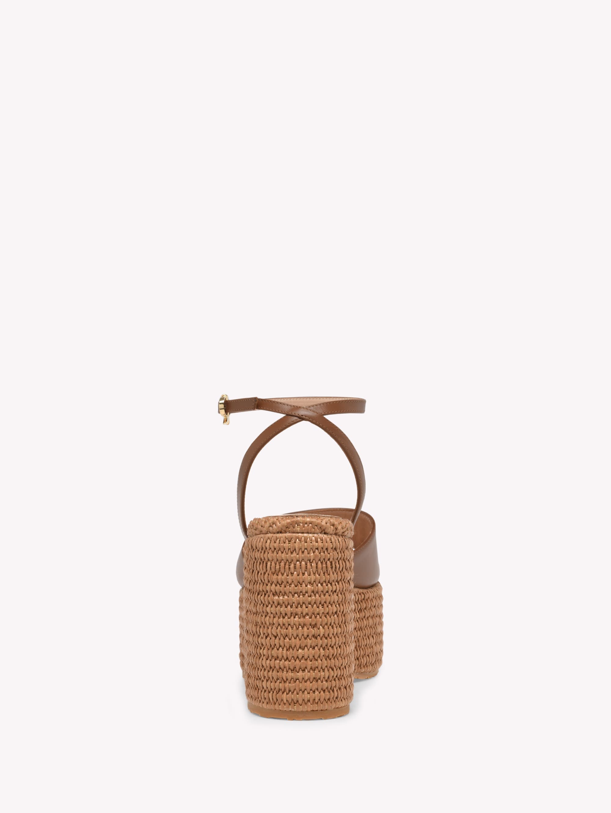 Gianvito Rossi Thalia Sandal in Brown Leather at Nordstrom - 4
