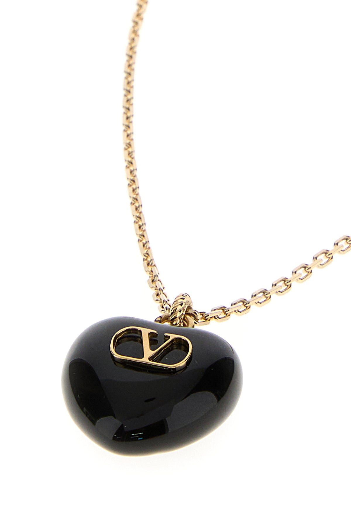 Gold metal Coeur Royal necklace - 2