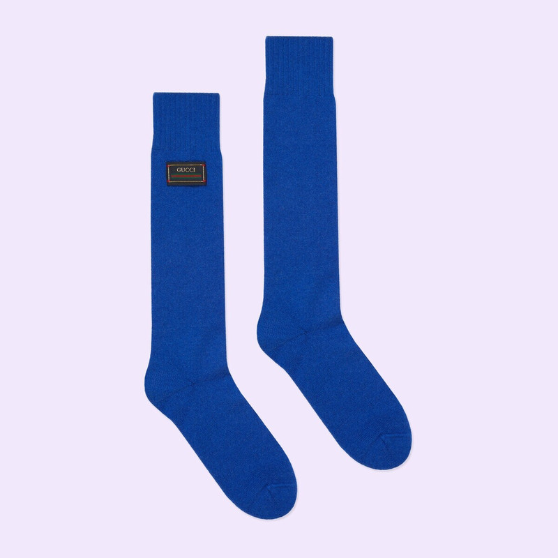 GUCCI Long knit cashmere socks outlook