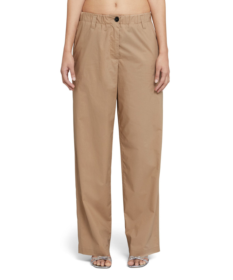 MSGM Cotton full-length straight pants outlook