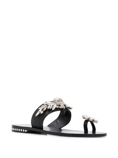 PHILIPP PLEIN gem embellished sandal outlook