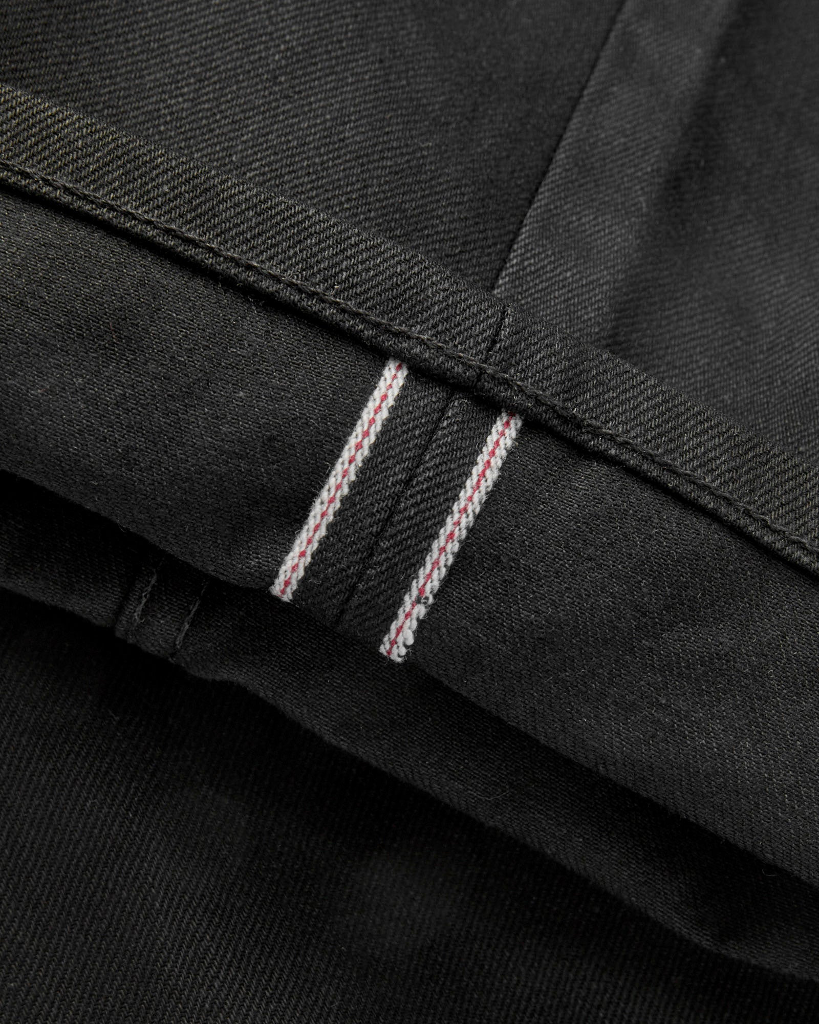 RS-220x 14.5oz Solid Black Selvedge Denim - Relaxed Straight Fit - 8