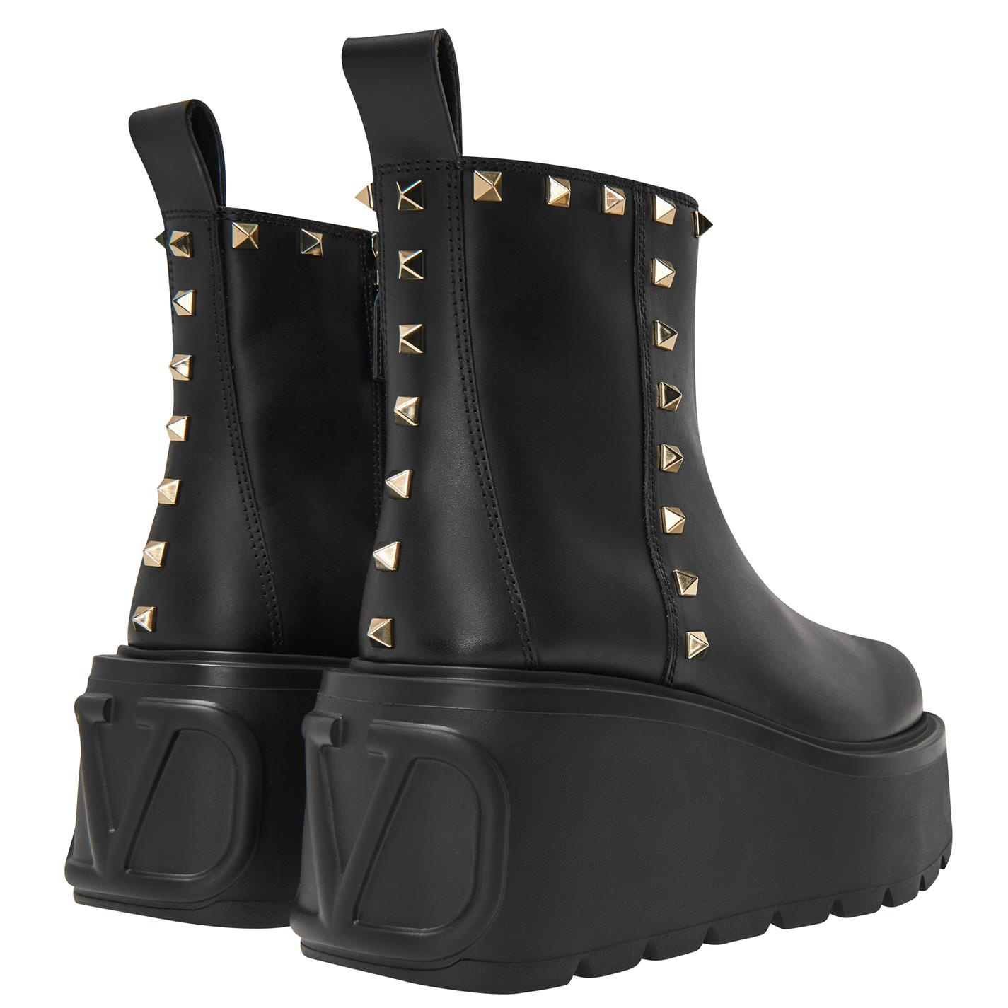 BEATLE STUD PLATFORM BOOTS - 5