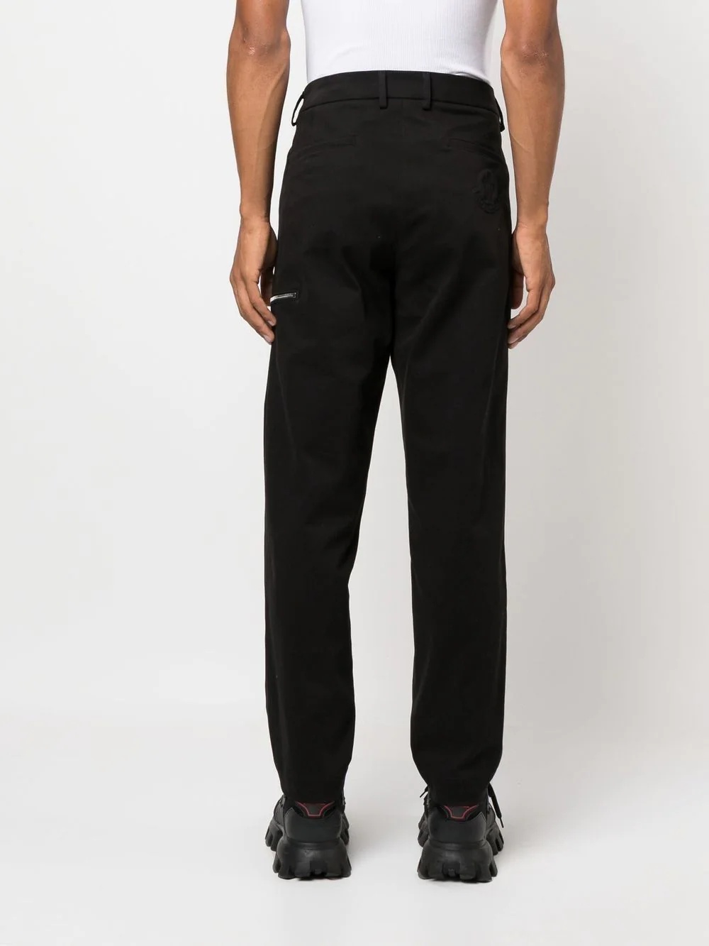 straight-leg cut trousers - 4