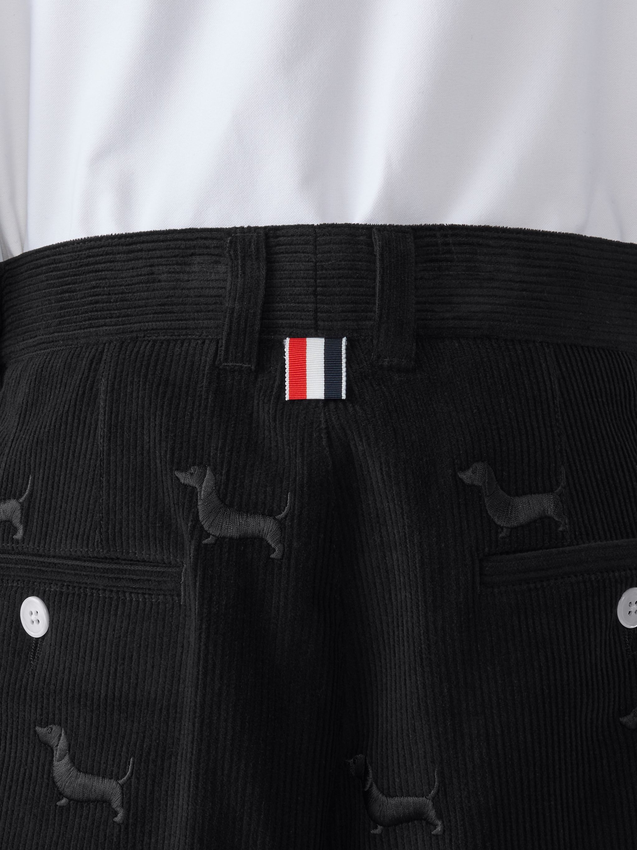 Corduroy Mid Thigh Utility Shorts - 4
