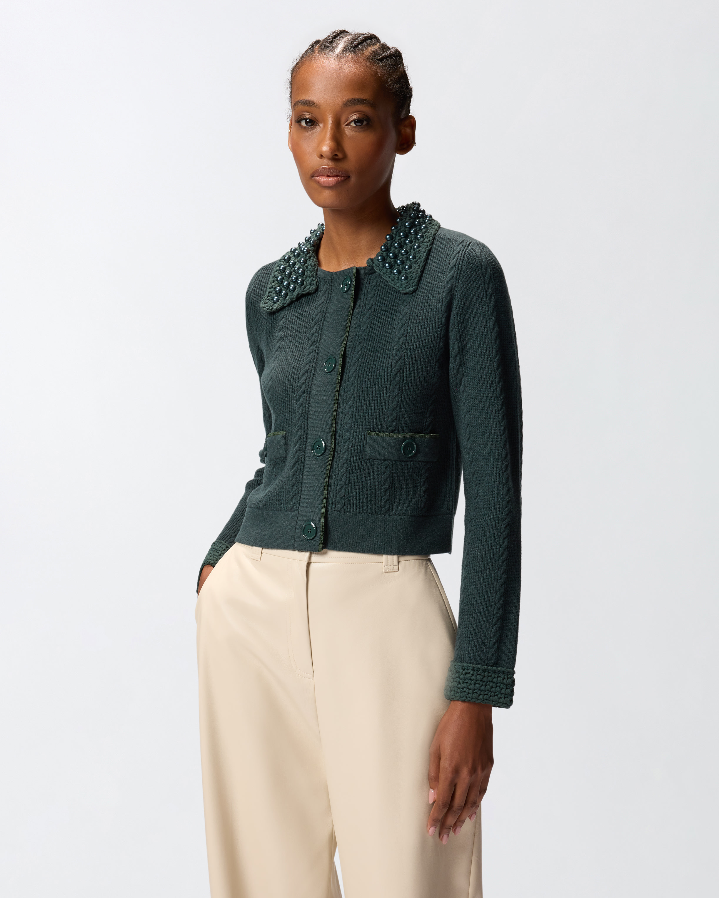 SHORT KNIT JACKET - 2