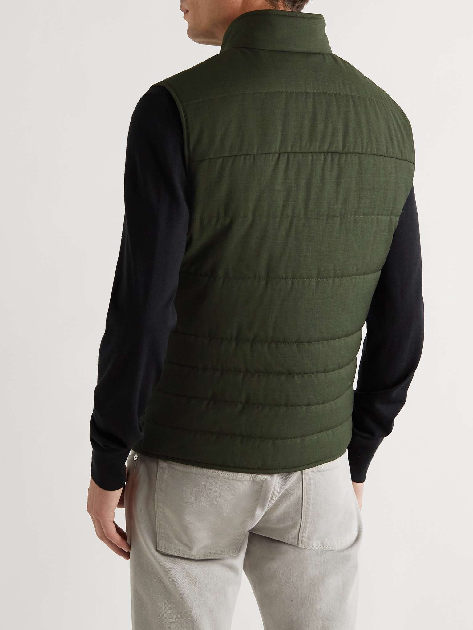 Quilted Wool Gilet - 4