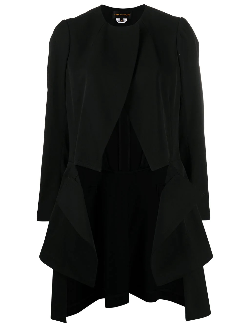 tiered longline jacket - 1