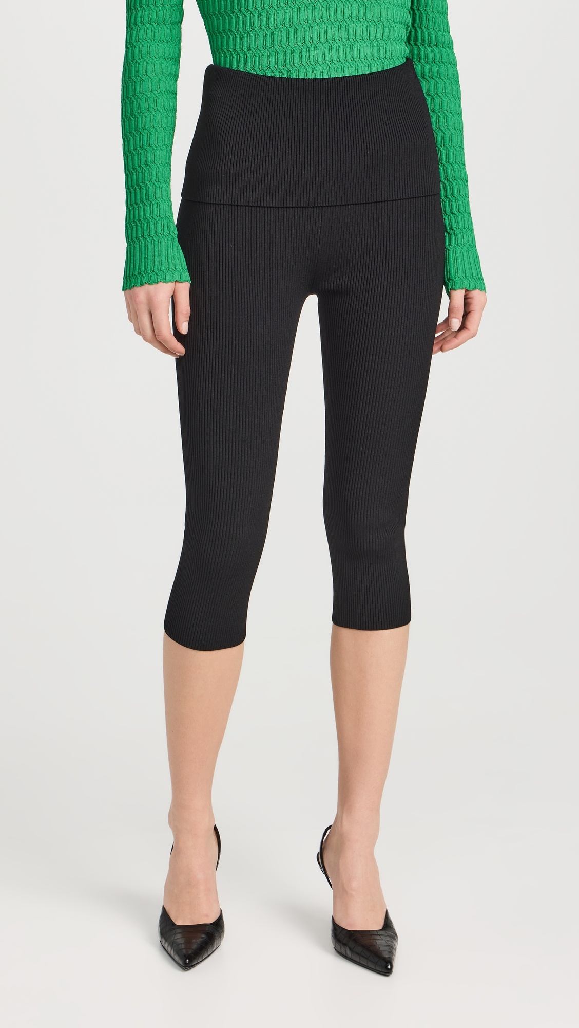 Compact Rib Capris - 6