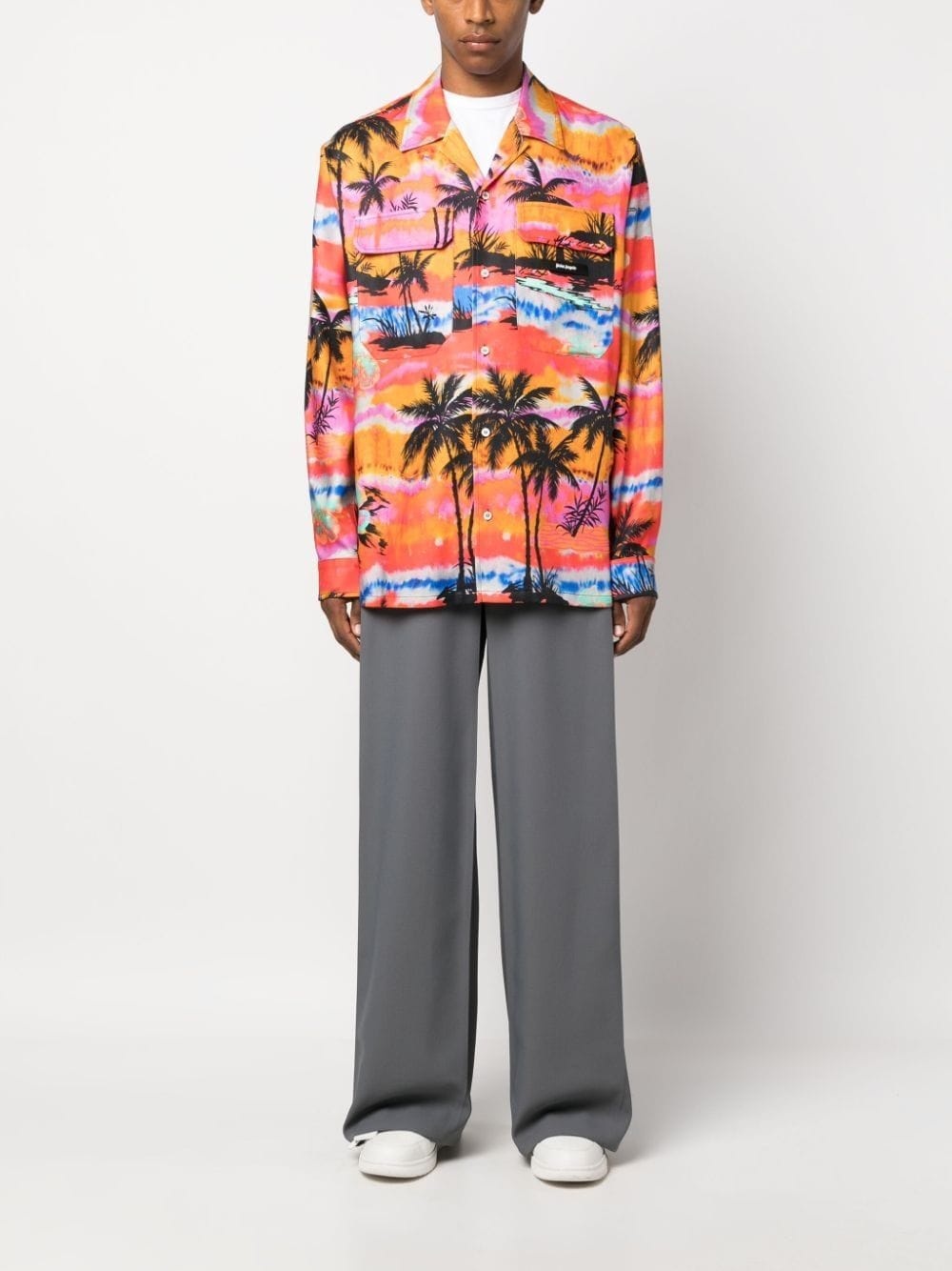Psychedelic Palms-print shirt - 2