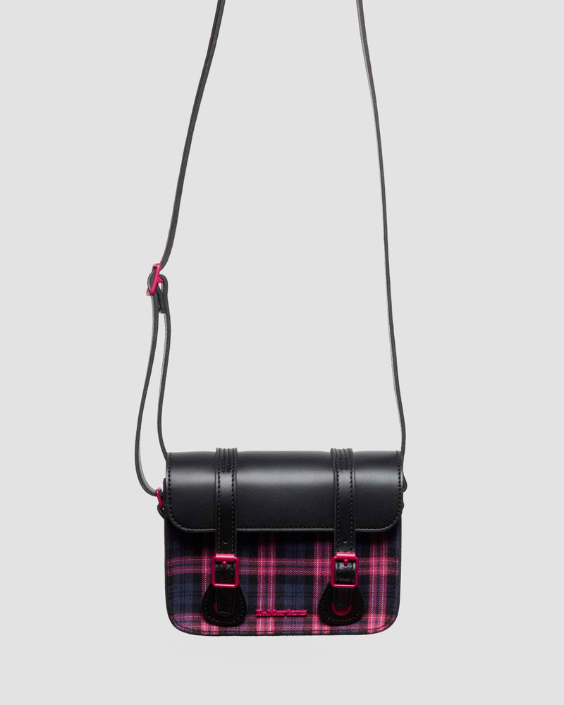 7 INCH SATCHEL PINK TARTAN SATCHEL 4