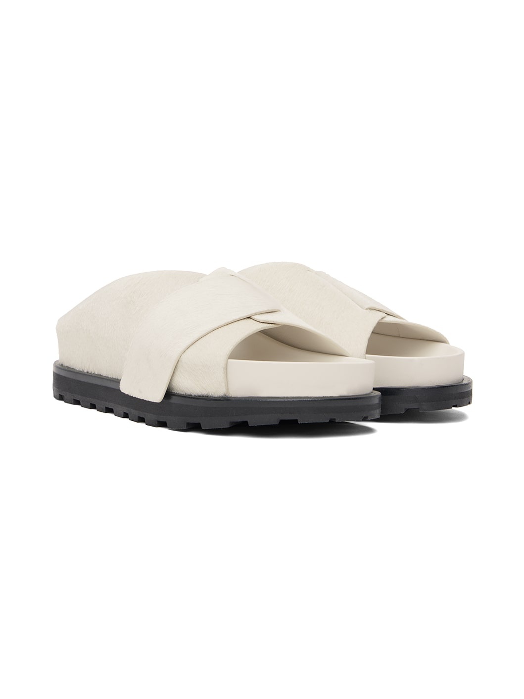 Off-White Velcro Sandals - 4