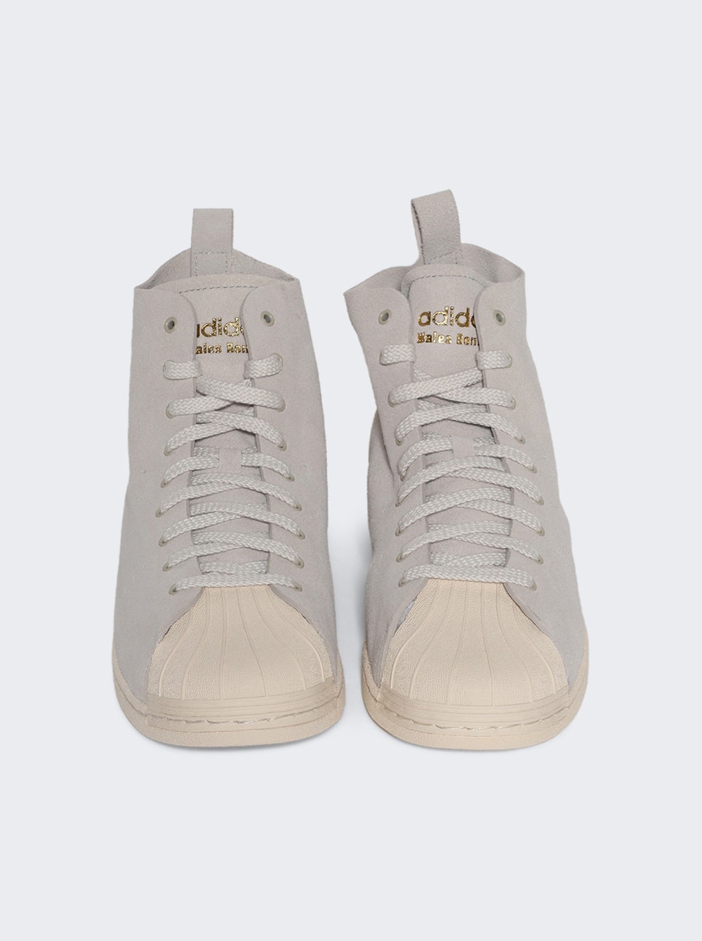 X Wales Bonner Superstar Hi Sneakers Mist Stone - 5