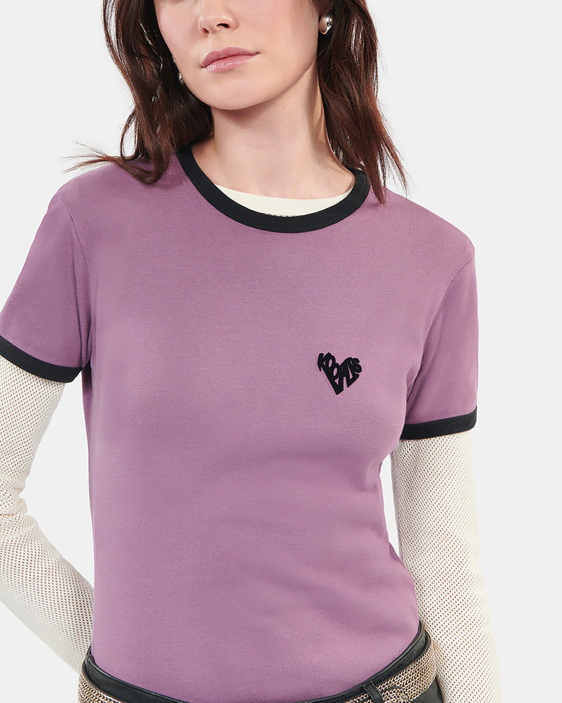PURPLE KOOPLES HEART T-SHIRT 6