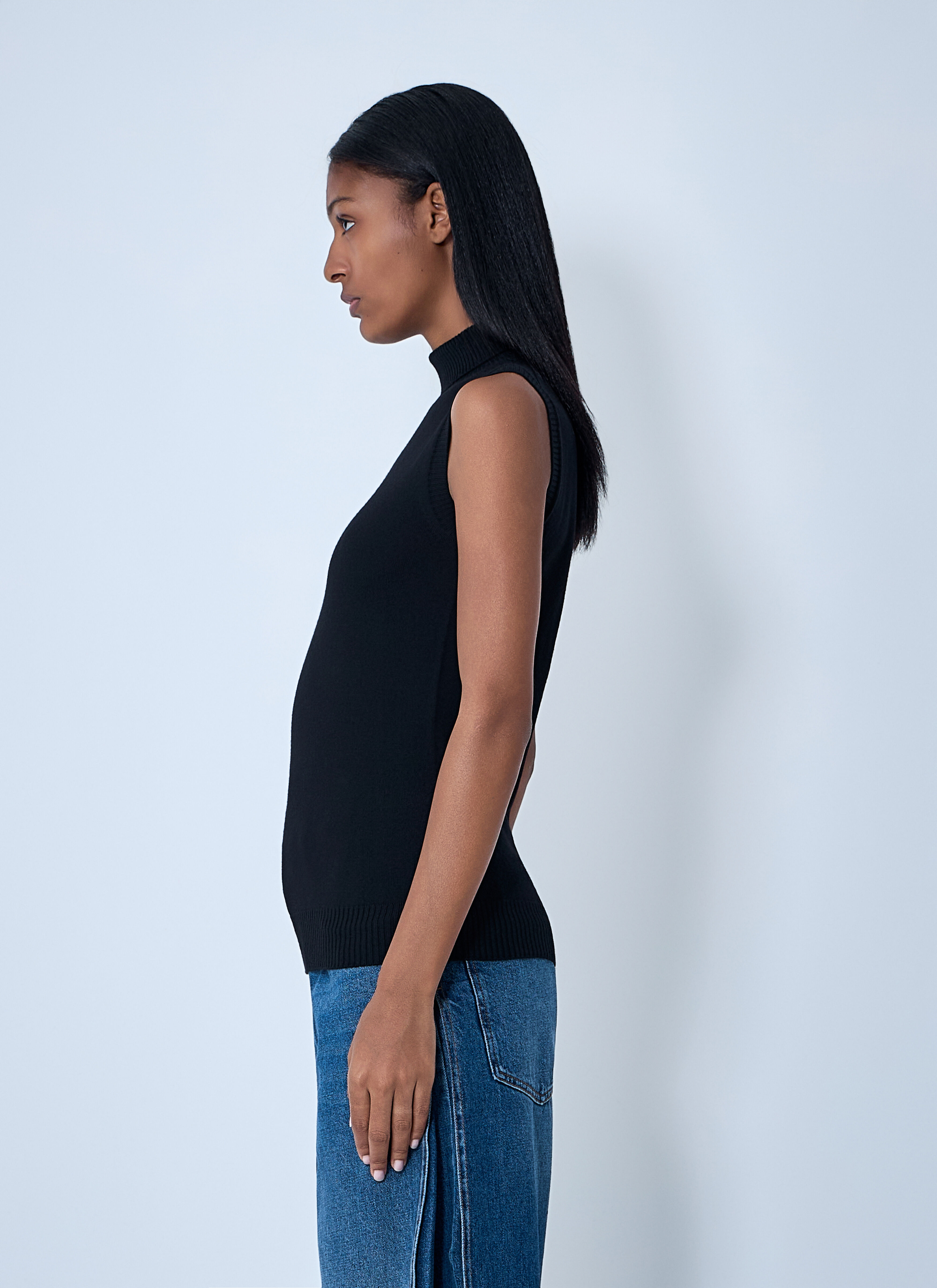 Wool Turtleneck Top - 3