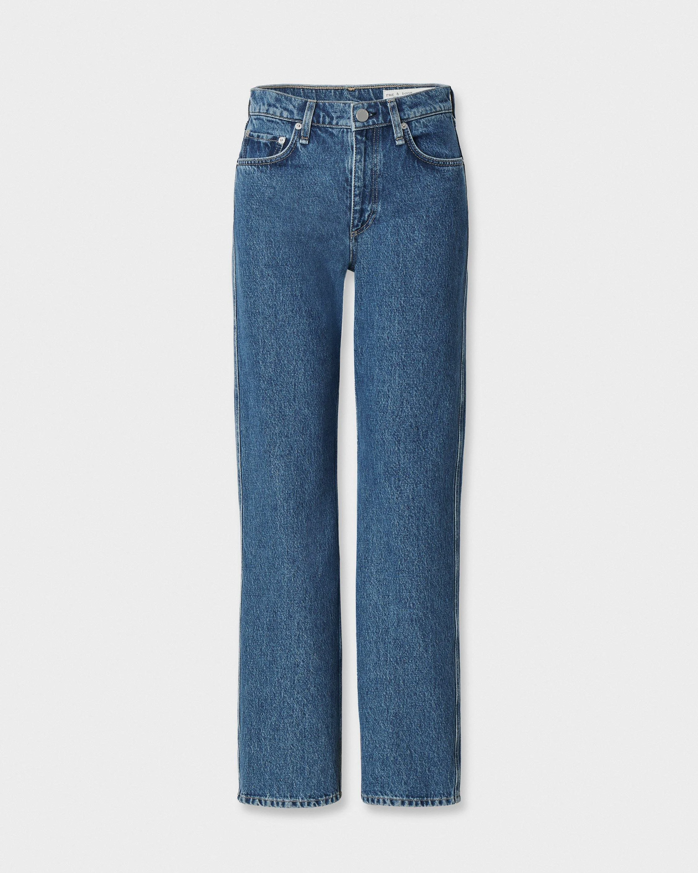 Shea Relaxed Straight Jean High-Rise in Rigid Denim - 1