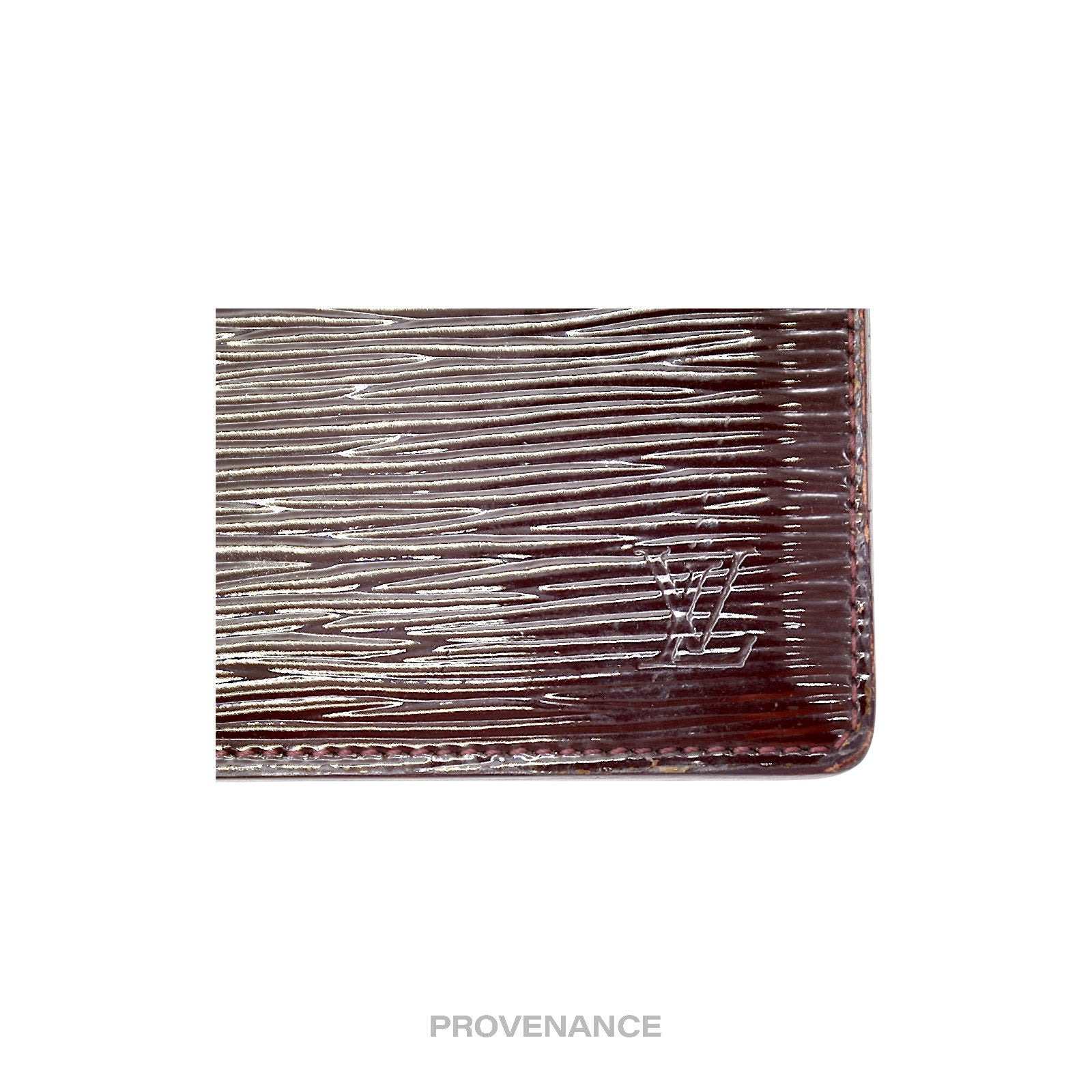 Louis Vuitton Card Holder Wallet - Burgundy Electric Epi - 6