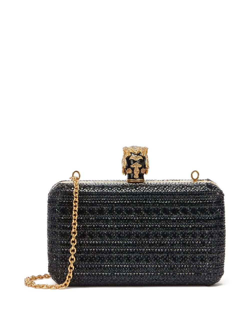 Tiger beaded box clutch bag - 3