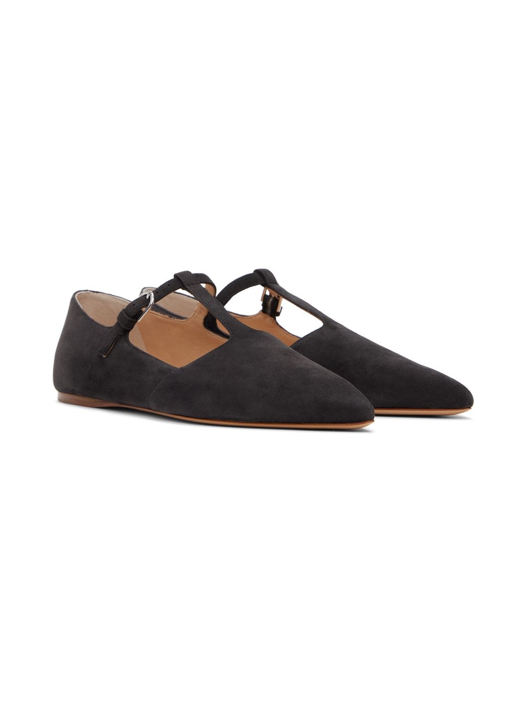 Black Lola Ballerina Flats - 4