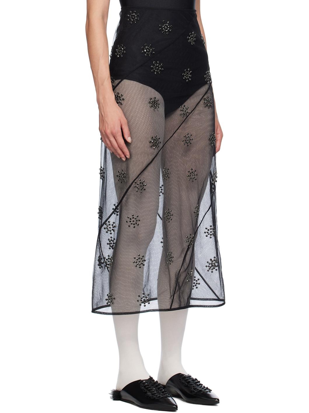 Black Spiral Skirt - 2