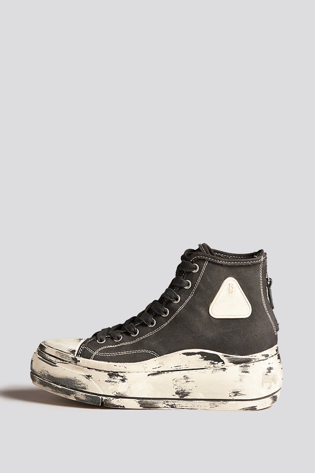 KURT HIGH TOP - SCRATCH PAINT BLACK - 1