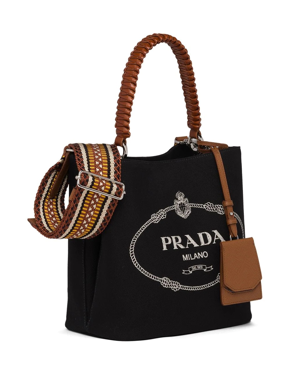 small Prada Panier canvas bag - 6