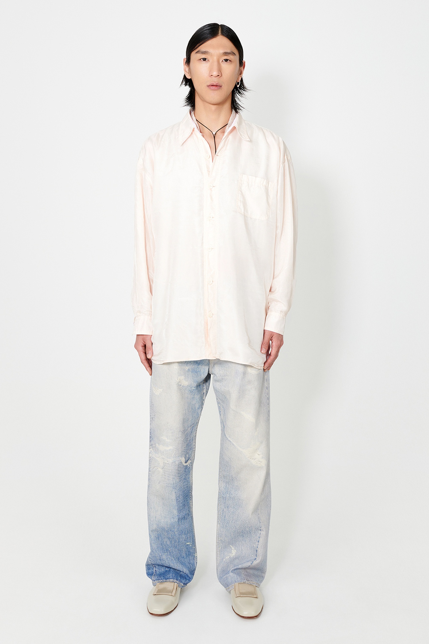 Darling Shirt Champagne Cotton Silk - 1