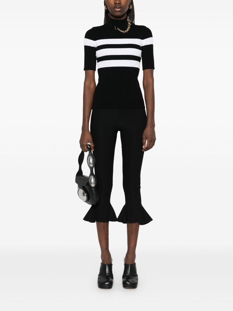 Jean Paul Gaultier striped knitted T-shirt outlook