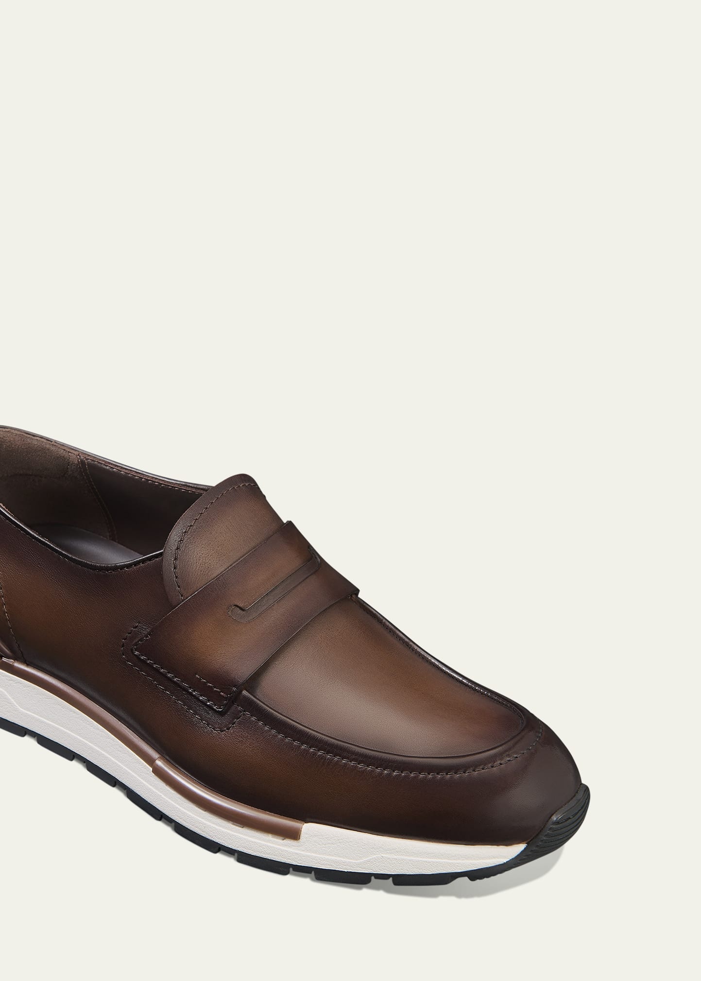 Men's Fast Track Leather Loafers - 3
