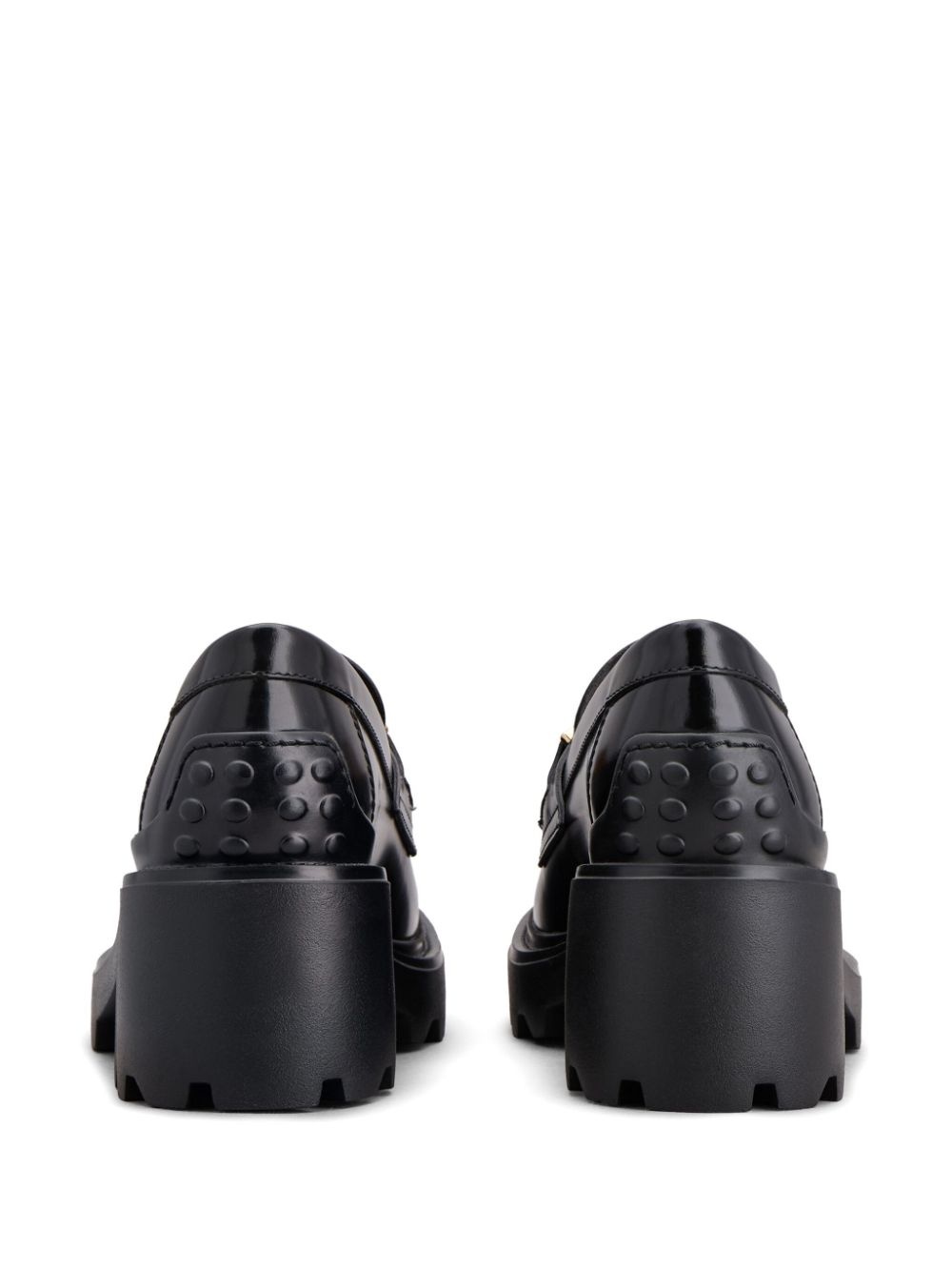 60mm leather loafers - 3