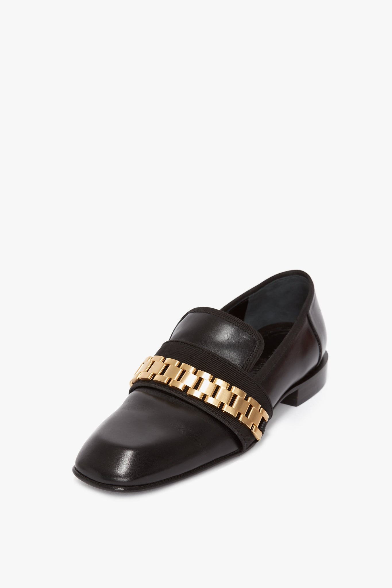 Mila Chain Loafer In Black - 3