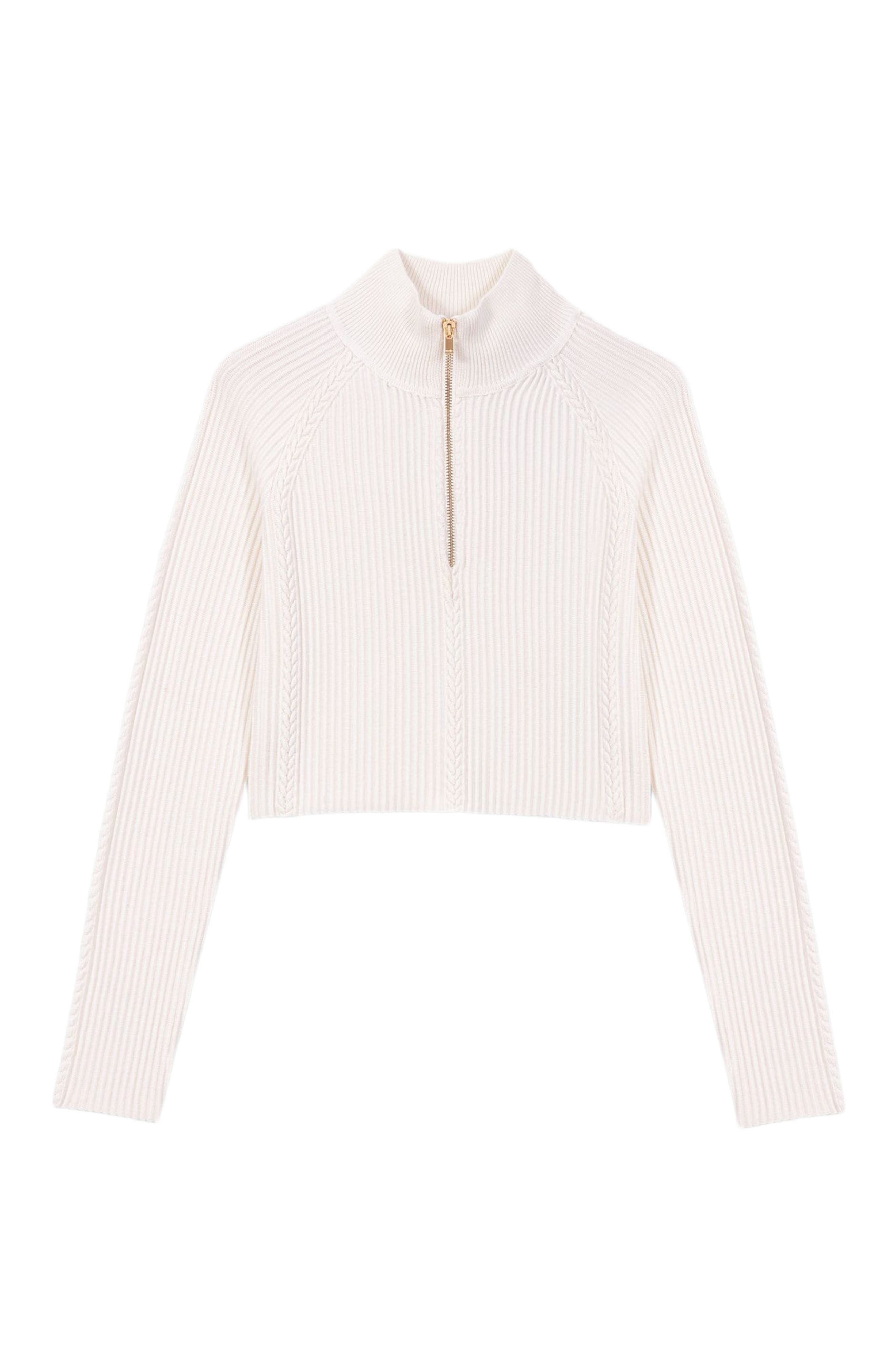 maje High-neck sweater in Ecru at Nordstrom - 6