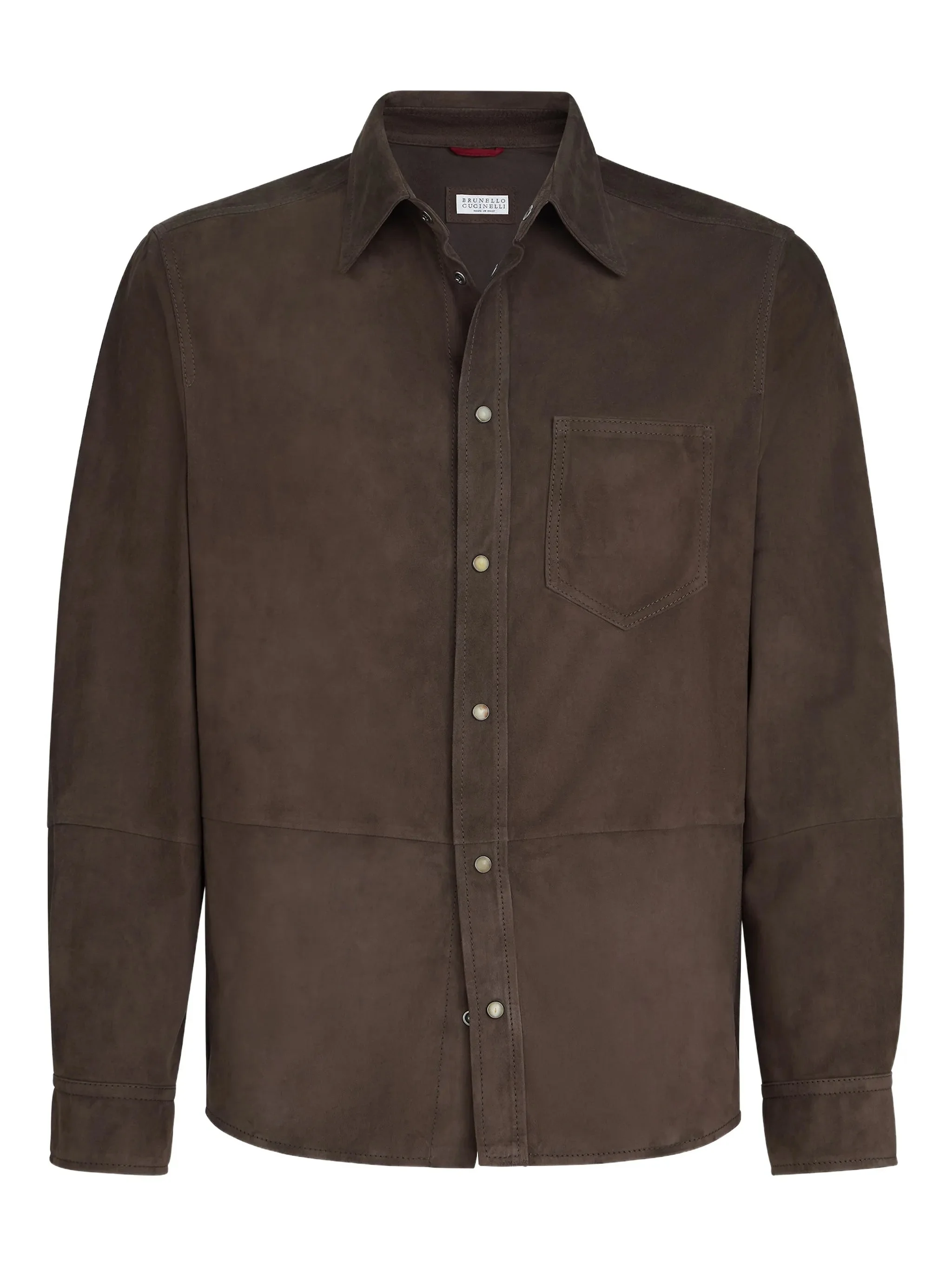 Brunello Cucinelli Suede Shirt Jacket - 1