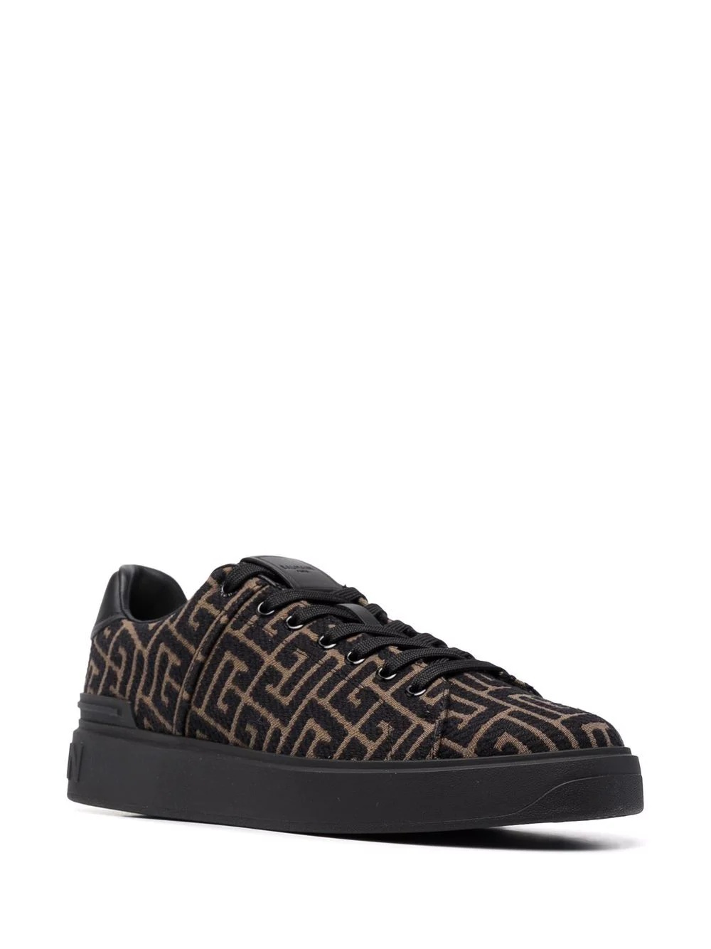 monogram jacquard B-Court sneakers - 2