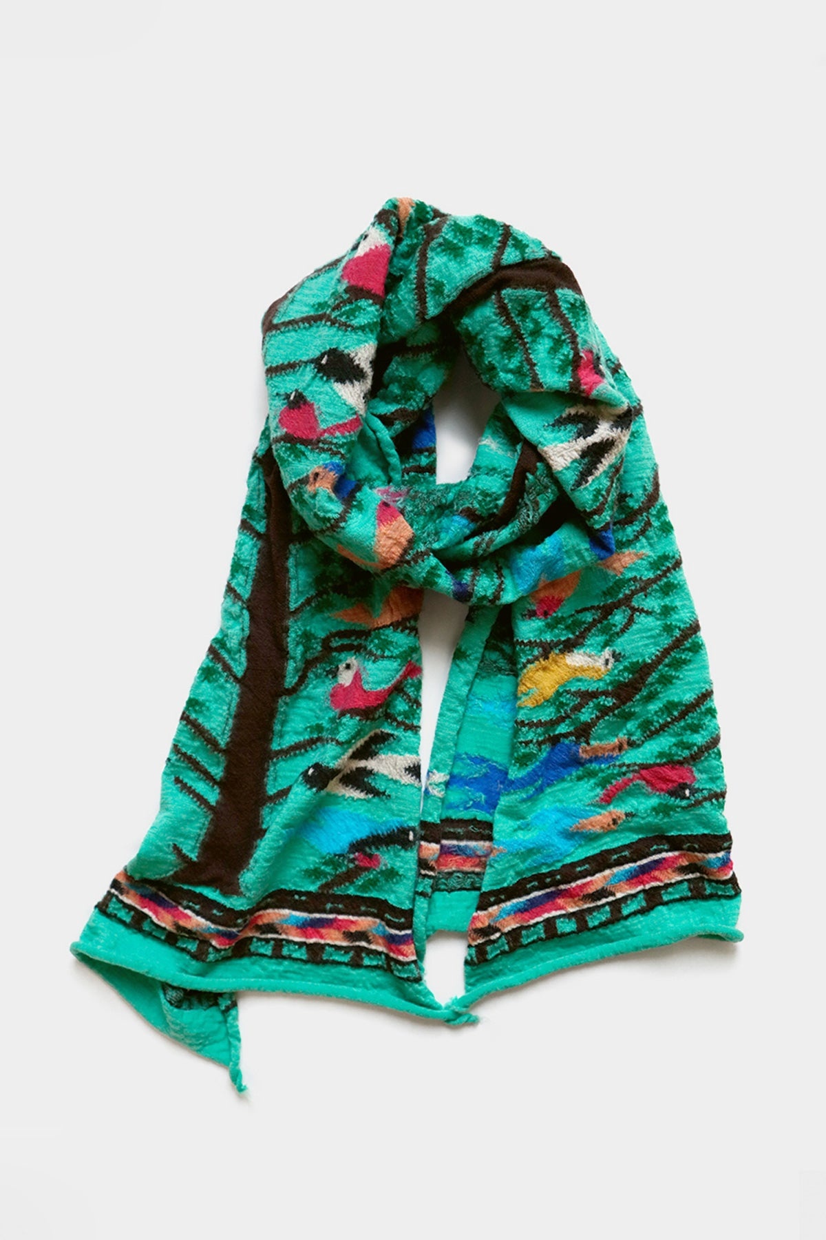 Voile Scarf Kapital Wool Scarf KAPITAL Kesa Padded Bandana-Print