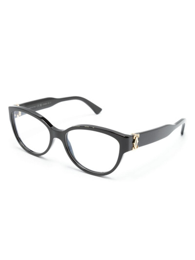 Cartier Duplo C cat-eye glasses outlook
