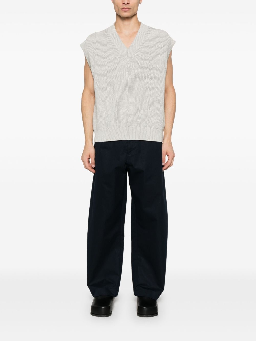 twill-weave chinos - 2
