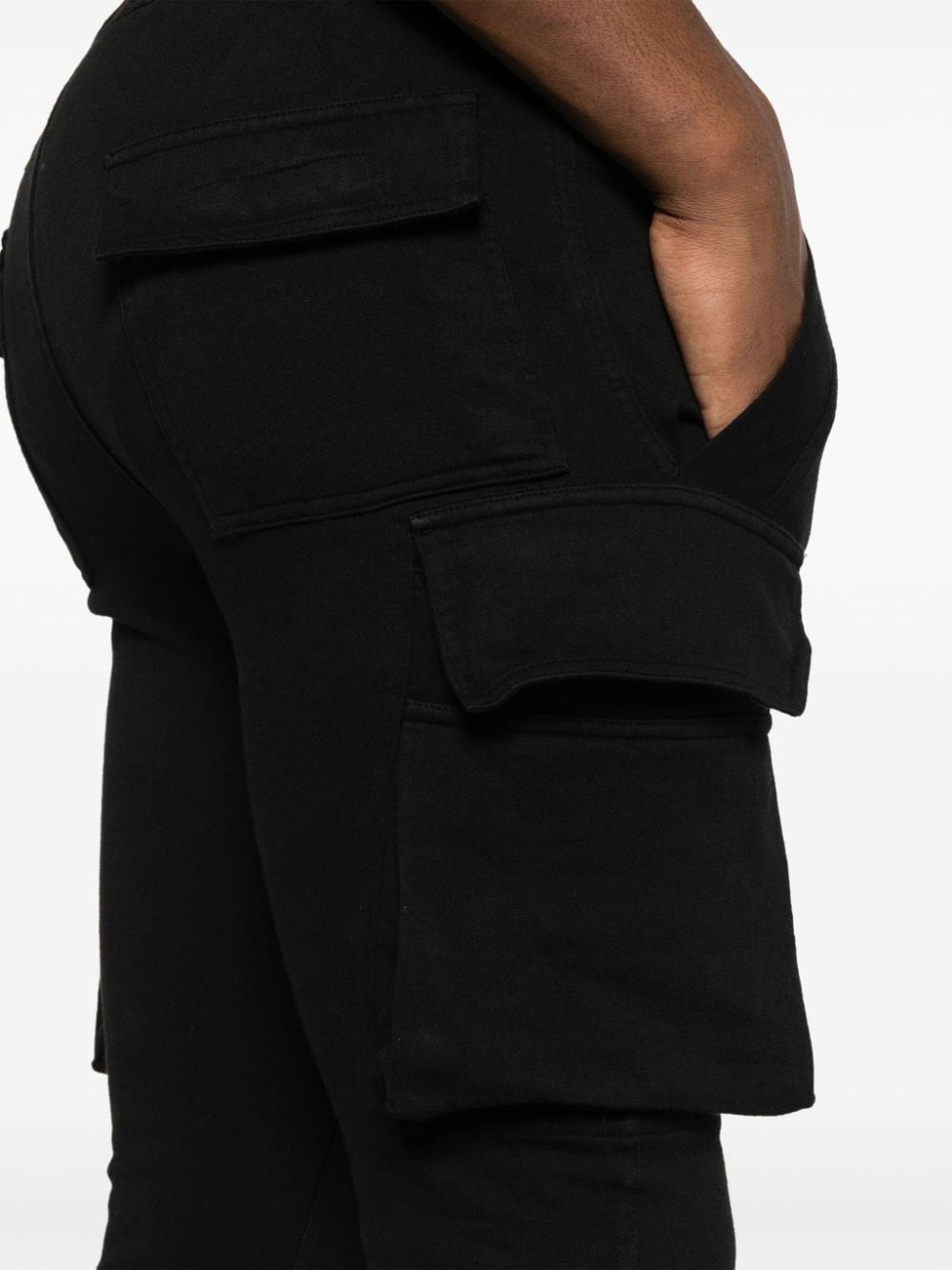cargo-pocket organic cotton track pants - 5