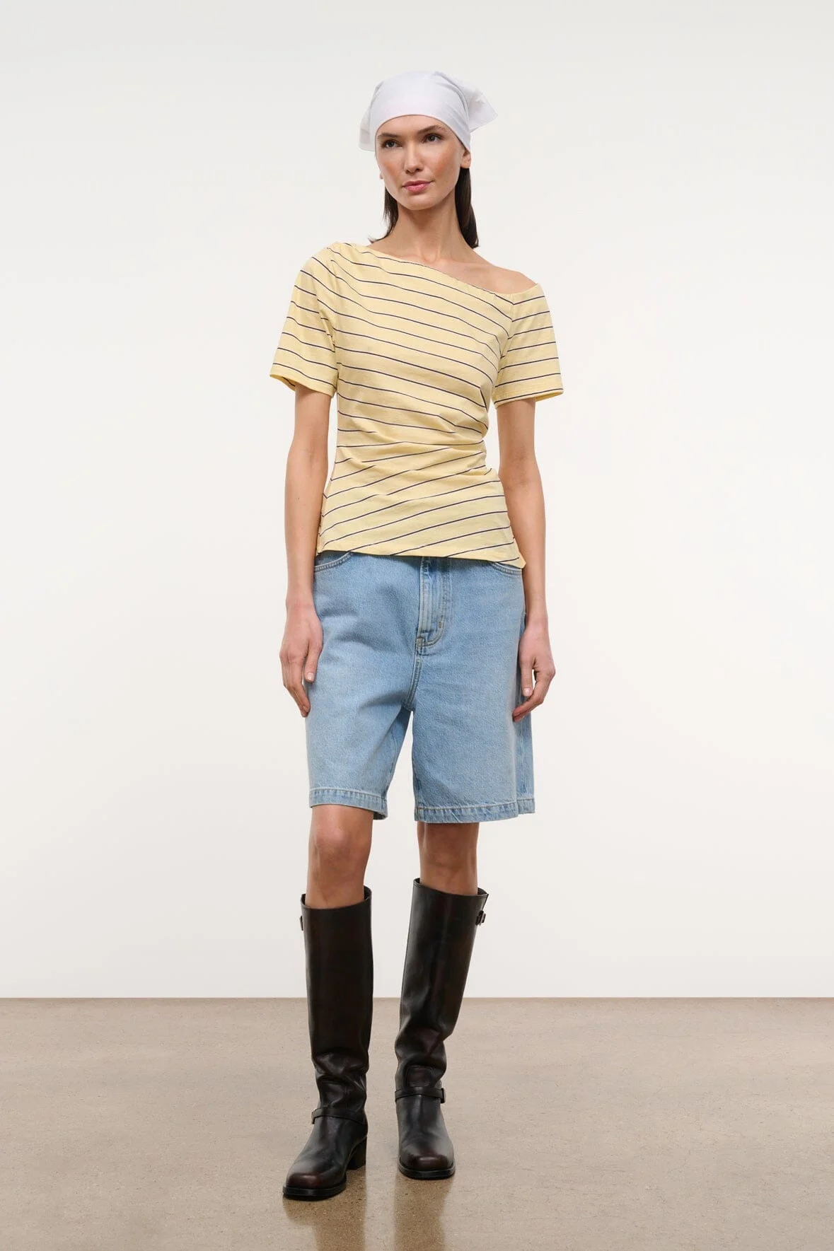STAUD CARINE TOP MONDAY STRIPE - 1