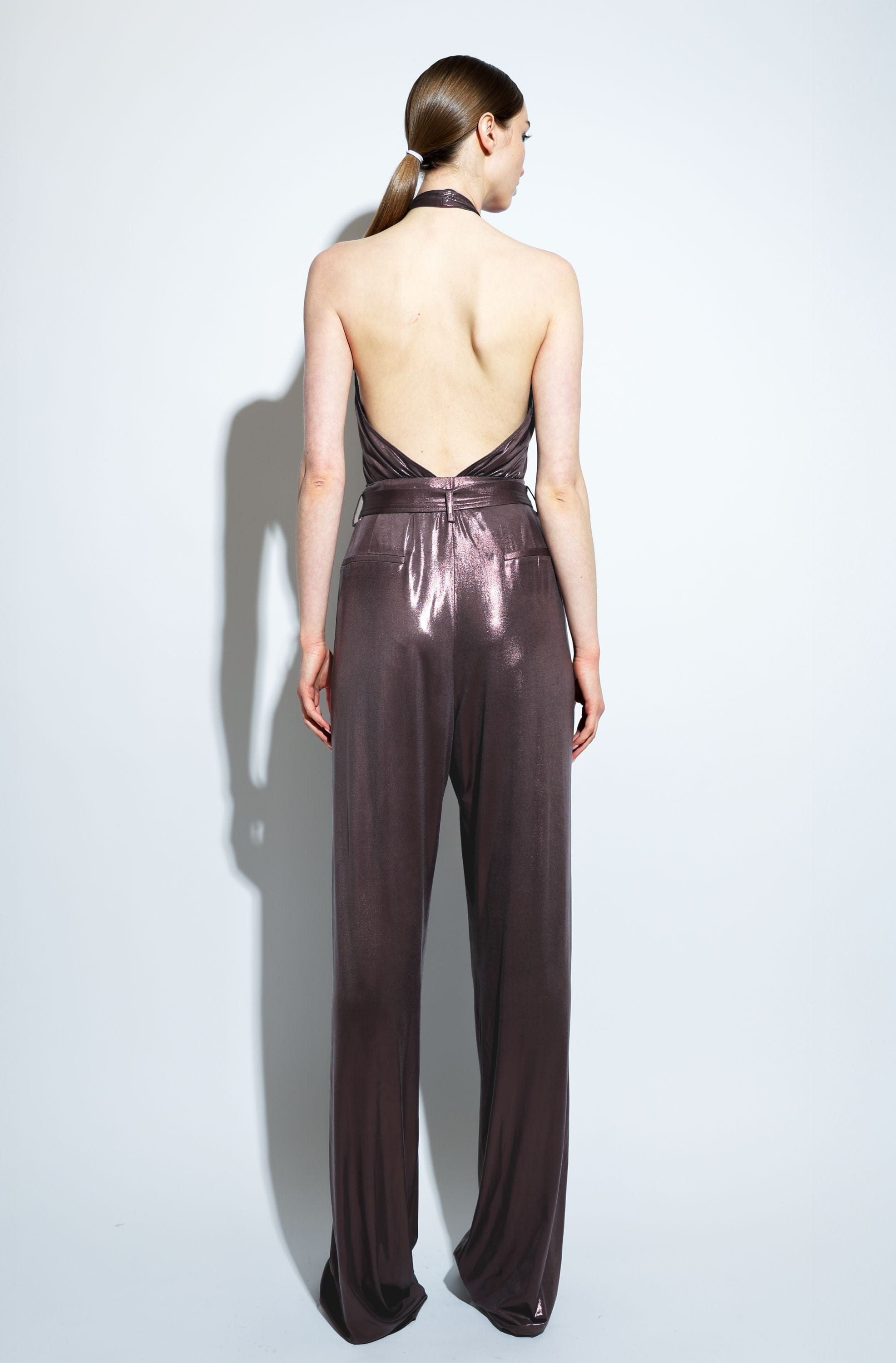 Coated Jersey Belted Pant - 3