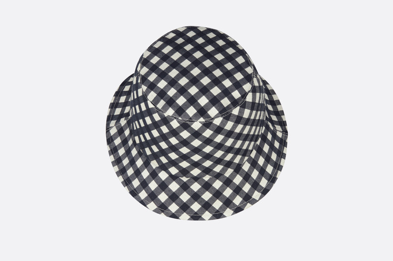 Reversible D-Little Vichy Small Brim Bucket Hat 3