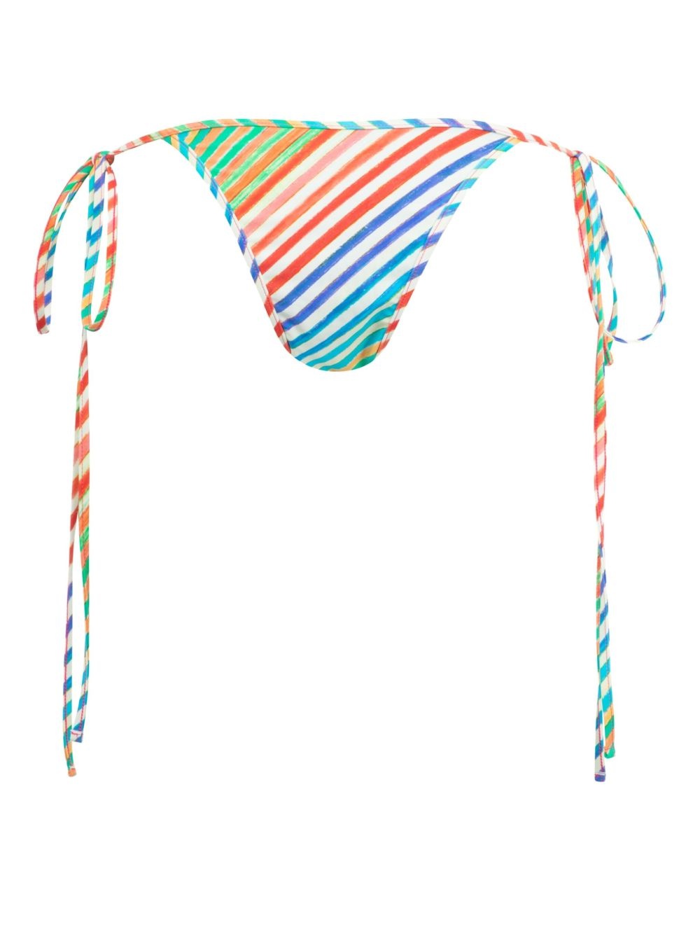 Bias Crayon striped tie-side bikini bottom - 2