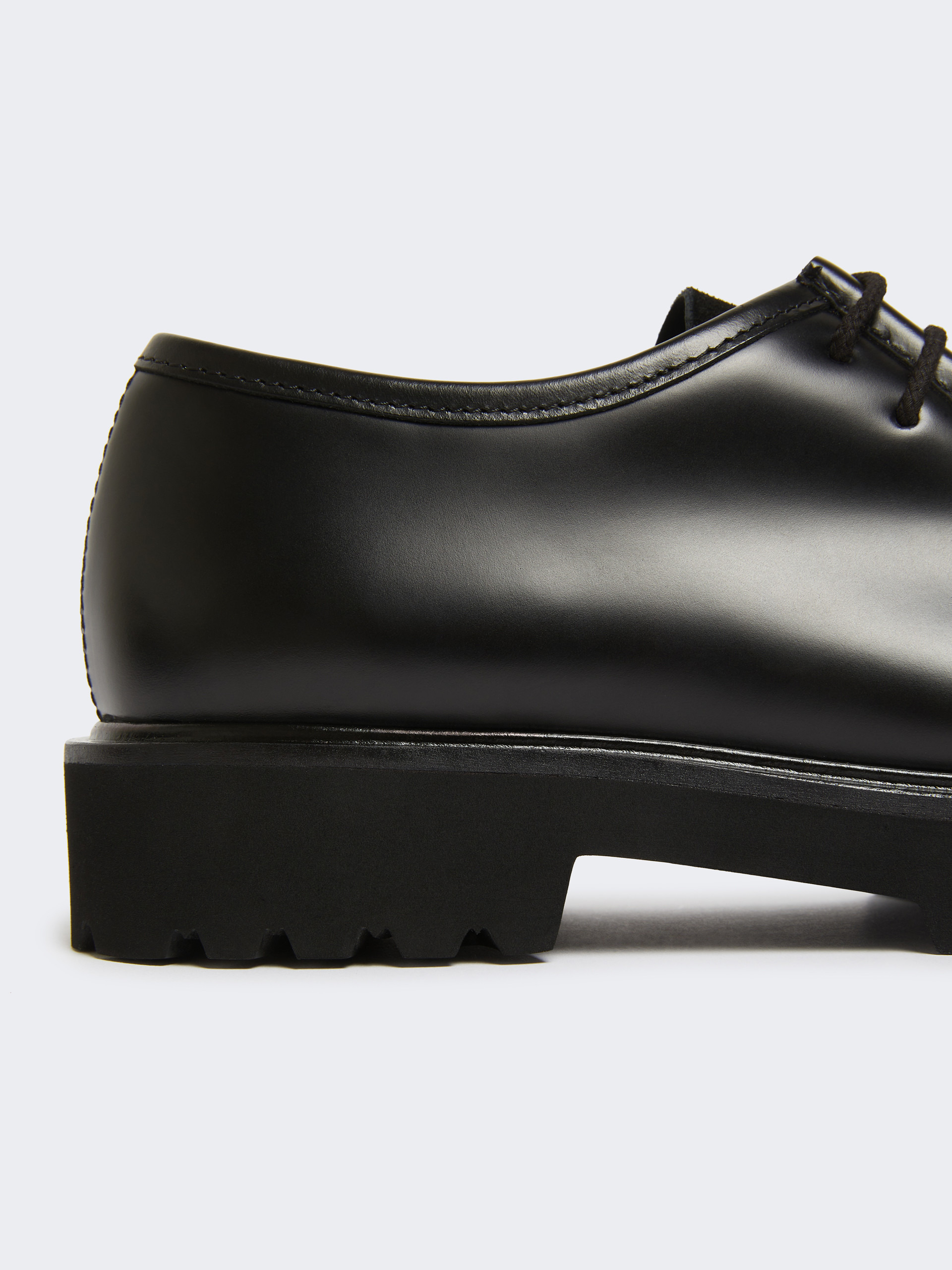 TRACKLACEUP Leather and suede lace-up shoes - 5