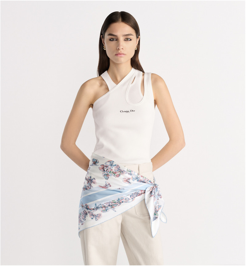 Dior Dior Camo Papillon 90 Square Scarf outlook