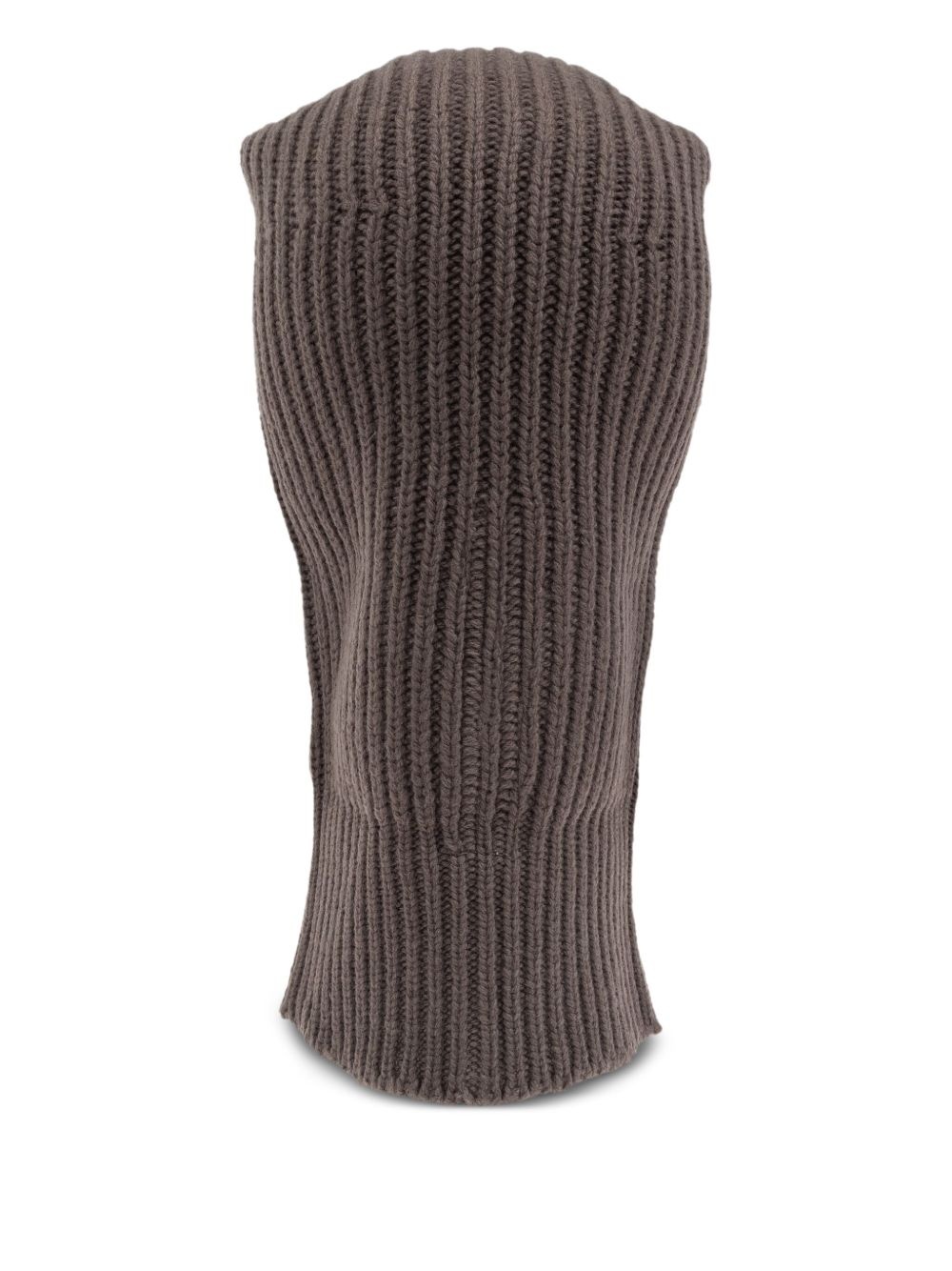ribbed wool balaclava - 2