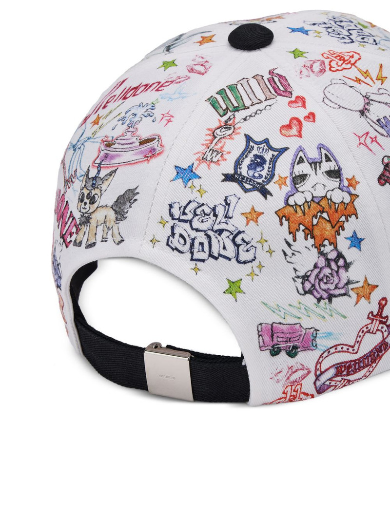 doodle-print baseball cap 6