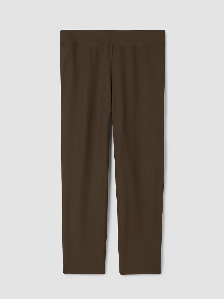 Washable Stretch Crepe Slim Pant - 1